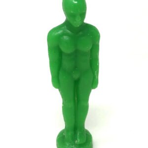 Magic Candle~Green Man Image Male Figurine Spell Candle Pagan Wicca Hoodoo