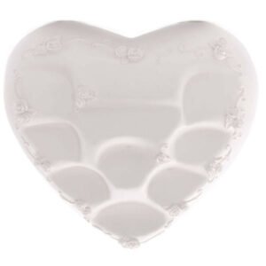 Home Decor~Cute Novelty White Heart World Figures Display Stand for Collectable Ornaments