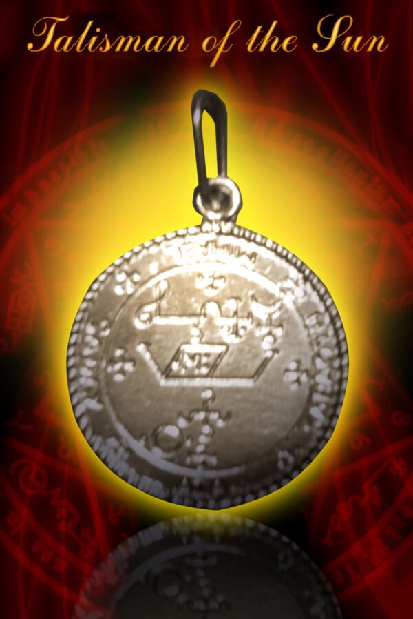 Magicun Talisman~Unique Sterling Silver Sun Talisman
