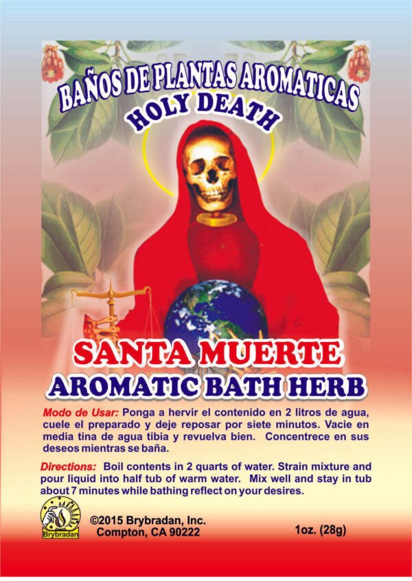 【Bath Herb】Spiritual Aromatic Bath Herb HOLY DEATH SANTA MUERTE Bano de Hierbas 1oz