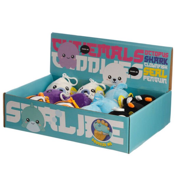 Collectable design~Cutiemals Sealife animals squishy cuddlies cute Keyring Sea life