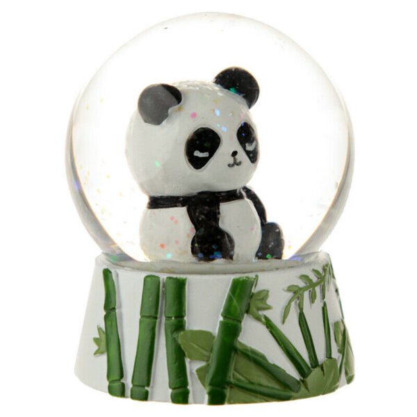 Collectable design~1 x Novelty Collectable Panda SnowGlobe Snow Globe Glitter Shaker Ornament Gift