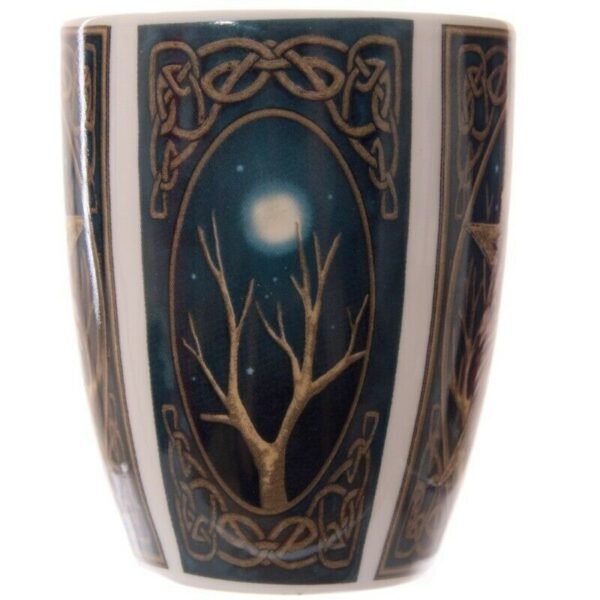 Witchcraft~Lisa Parker Wilde One Bone China Coffee Cup Mug Micro Dishwasher Safe Wolf Head