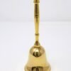Wicca & Paganism~Solid Brass Hand Bell Design 6 1/2" Home Altar Yoga Meditation Altar Temple