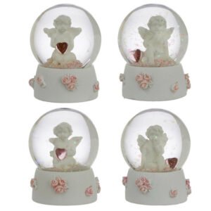 Collectable design~Collectable Peace of Heaven Cherub - Sweet Dreams Snow Globe Shaker Ornament
