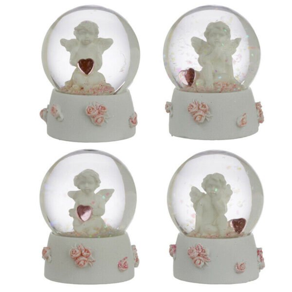 Collectable design~Collectable Peace of Heaven Cherub - Sweet Dreams Snow Globe Shaker Ornament