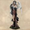 Fairy Collection~Large Gothic Dark Angel Fairy With Scythe Figurine Statue 20.25"H Resin Reaper