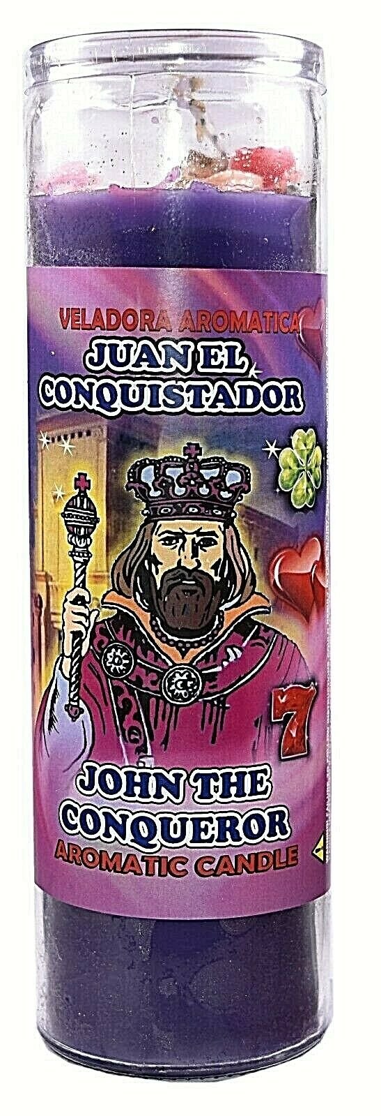 CANDLE COCKTAIL AROMATIC VELA JOHN THE CONQUEROR- JUAN EL CONQUISTADOR AROMATIC