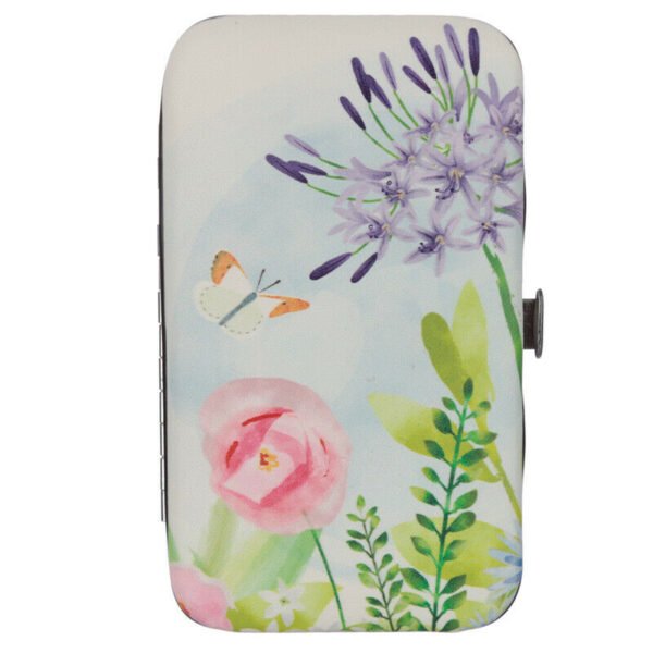 Collectable Design~Floral Botanical Design Manicure Set Gift Beauty Accessory