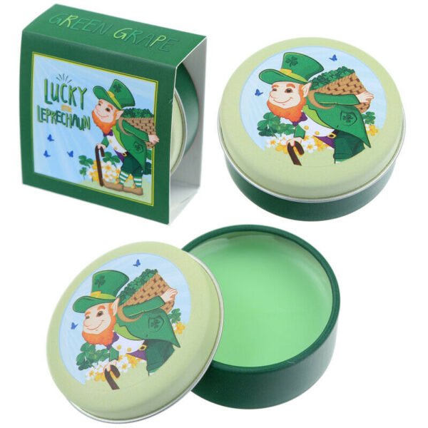 Collectable Design~Funky Lip Balm in a Tin Lucky Leprechaun