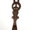 Wicca & Paganism~Peace Sheesham Wood Carved Spoon 6-1/2" Ritual Magick Spells Wicca Pagan