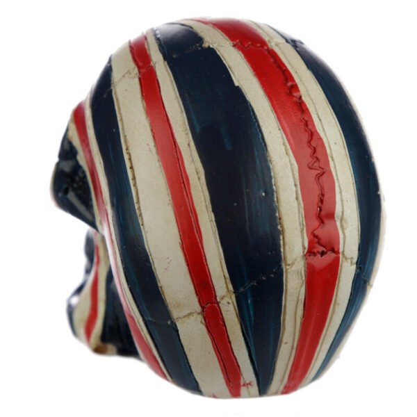 Home Decor~Skull Union Jack Flag Head Halloween Ornament Head Art Statue