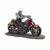 Magicun Giftware~Skeleton on Motorbike Dragon Hell Rider Biker Ornament Figurine
