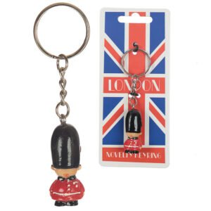 Collectable design~Fun Novelty London Guardsman Keyring Souvenir UK Palace Guard Bag Charm Gift
