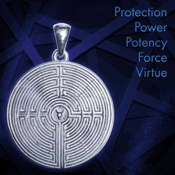 Magicun Talisman~Talisman Amulet gorgoneion or Silver Shield Retribution