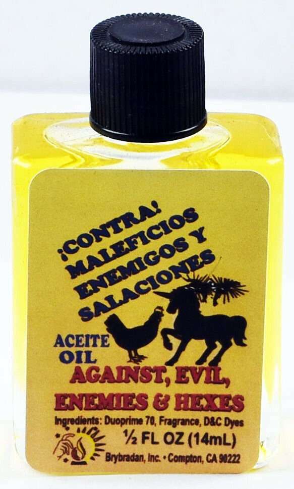 【Magic Oil】BRYBRADAN Against Evil, Enemies, & Hexes/Contra Maleficios Enemigos Salaciones