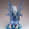 Fairy Collection~Blue Ice Fairy With Baby Dragon Hatching From Egg Figurine 12" High New In Box!