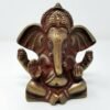 Hinduism Statues & Figures~Brass Metal Antique Brass Ganesh Antique finish 3.5"H