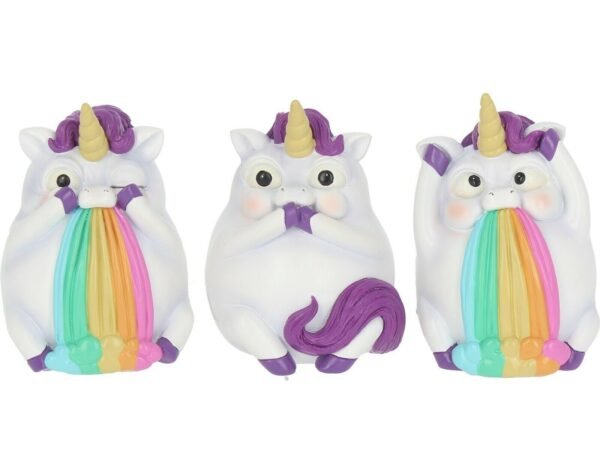 Magicun Giftware~Three Wise Monkeys Figurines Animals Decor See Hear Speak No Evil Ornament Gift