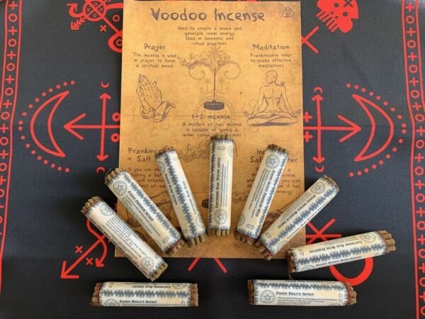 MagicunTarot Cloth~Voodoo Incense Baron Samedi Baron Saturday 6- V