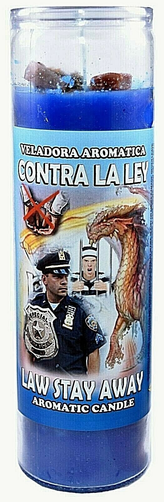 CANDLE COCKTAIL AROMATIC LAW STAY AWAY- CONTRA LA LEY