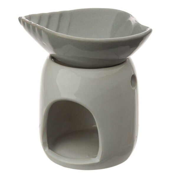 Home Decor~Shell Dish Ceramic Eden Oil and Tart Burner. Within a gift box