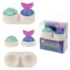 Collectable Design~Handy Contact Lens Case - Mermaid Design Travel Handbag Novelty Lenses Holder