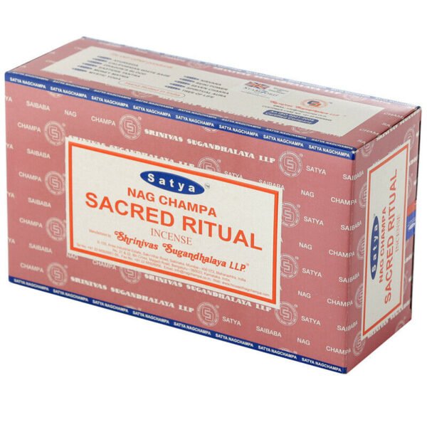 Nag Champa Satya VFM Sacred Ritual Incense Sticks X 12 Packs