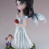 Fairy Collection~Fairy Tale Snow White Fairy Figurine With Apple and Dwarf 6"H Resin Statue New!