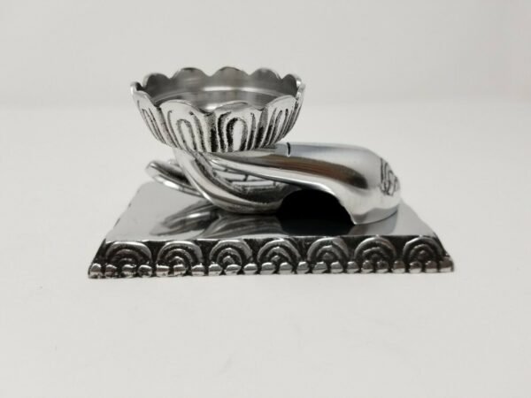 Home Fragrances ~Hand of Compassion Metal Burner, incense stick cone holder