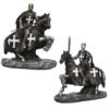 Home Decor~Collectable Dark Knight on Horseback Figurine Medieval Fantasy Ornament x 1