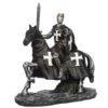 Home Decor~Collectable Dark Knight on Horseback Figurine Medieval Fantasy Ornament x 1