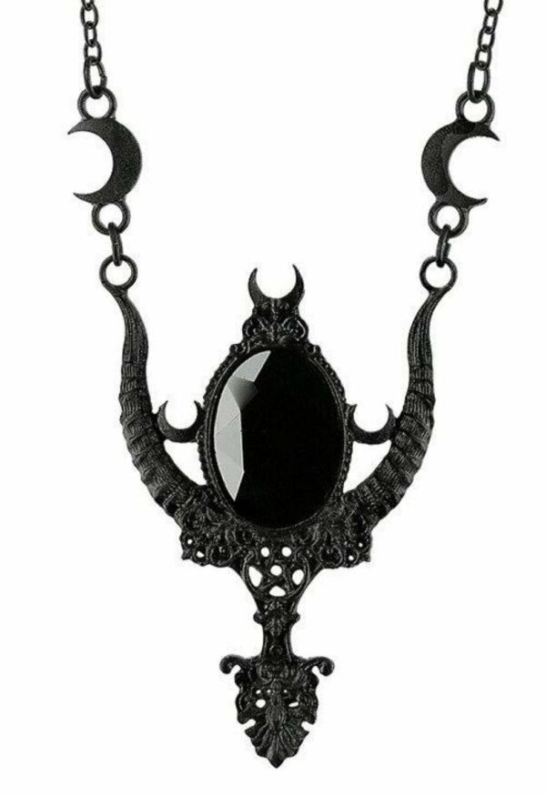 MYSTICA - Necklace Pendant Black