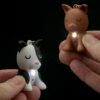 Collectable design~Cute LED Light and Sound Dog Squad Keyring Novelty Accessory