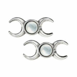 s-l1600_9ac16007-eb27-4fc0-8838-f2e7d2ed0c65 Alchemy Gothic Pewter - TRIPLE GODDESS - Stud Earrings