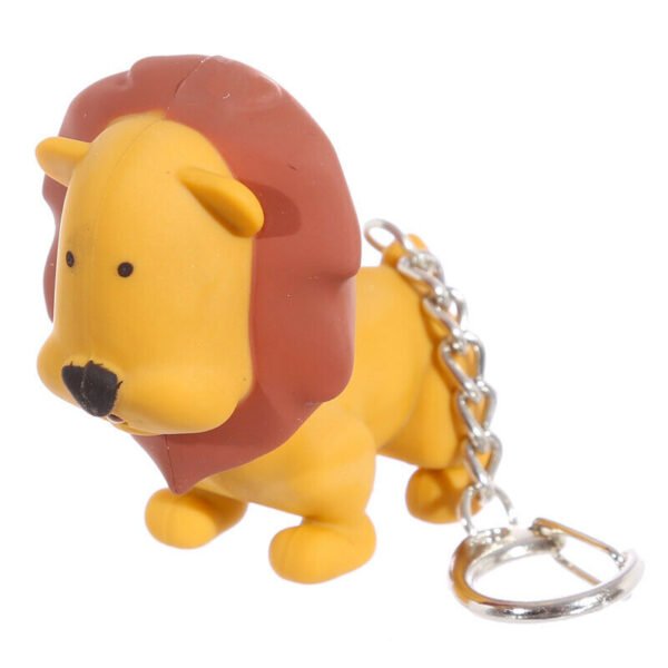 Collectable design~Novelty Led Zoo Designs Key Rings With Sound