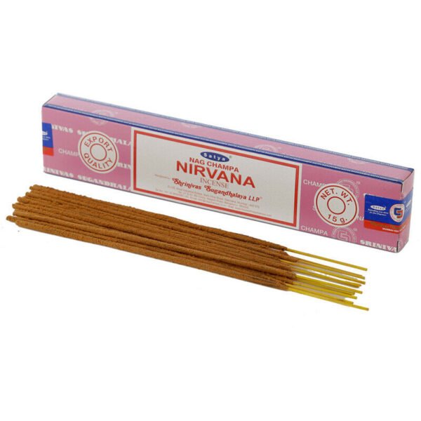 Home Fragrance~Nag Champa Satya VFM Nirvana Incense Sticks X 12 Packs