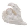 Home Decor~Decorative Rose Cherub Angel Sleeping Figurine
