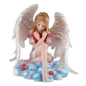 Fairy Collection~Love Angel Fairy With Heart Figurine Statue 4" High Detailed Resin New In Box!