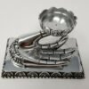 Home Fragrances ~Hand of Compassion Metal Burner, incense stick cone holder