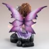 Fairy Collection~Purple Fairy With Owl On Shoulder Figurine 4.75" High Detailed Resin New In Box!