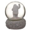 Collectable design~Collectable Moon and Space Man Snow Globe Waterball Glitter Shaker Ornament Gift