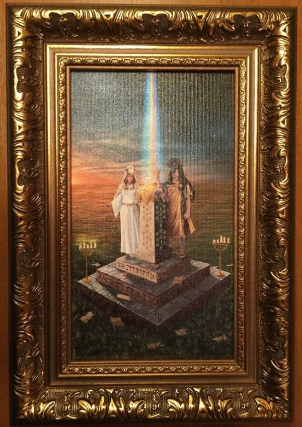 MagicunTarot Cloth~The altar painting of the Creation - - Series Mystic Tarot