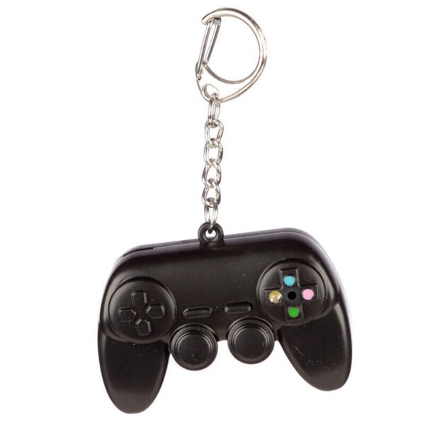 Collectable design~LED Light and Sound Funky Novelty Game Controller Keyring