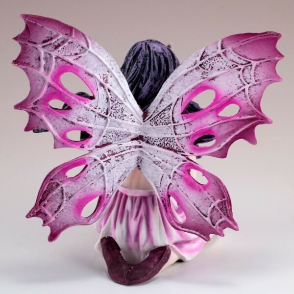 Fairy Collection~Pink Sitting Fairy Figurine 4.75" High Detailed Resin New In Box!