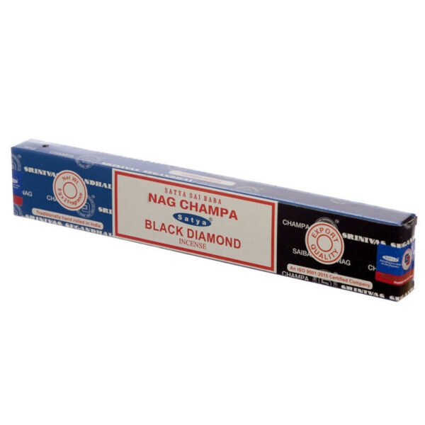 Home Fragrance~SATYA Sai BaBa Nag Champa & Black Diamond Incense Sticks 12 x 14 sticks