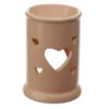 Home Fragrance~Tall Ceramic Eden Oil and Tart Burner with Heart Cut-out