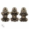 Magicun Giftware~Three Wise Monkeys Figurines Animals Decor See Hear Speak No Evil Ornament Gift