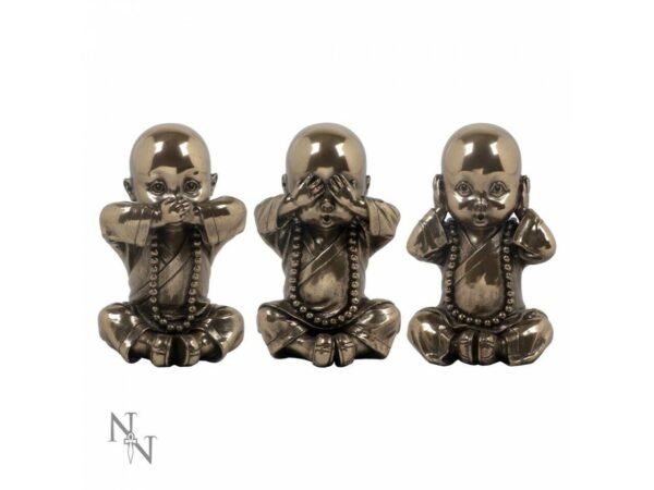 Magicun Giftware~Three Wise Monkeys Figurines Animals Decor See Hear Speak No Evil Ornament Gift