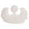 Home Decor~Decorative White Resin Cherub Praying Triple Tealight Candle Holder